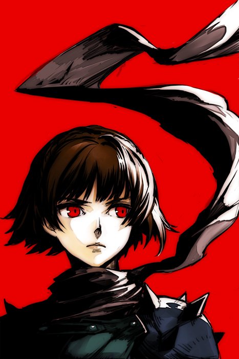 niijima makoto (persona and 1 more) drawn by hungry_clicker