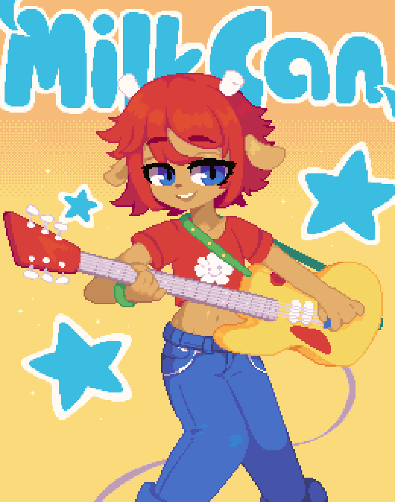 lammy (parappa the rapper and 1 more) drawn by minimilieu