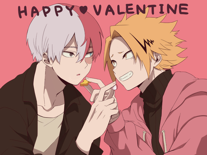todoroki shoto and kaminari denki (boku no hero academia) drawn by naruse_(naru_224s)