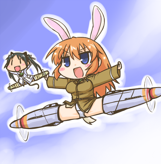 charlotte e. yeager and francesca lucchini (world witches series and 1 more) drawn by nekoyama
