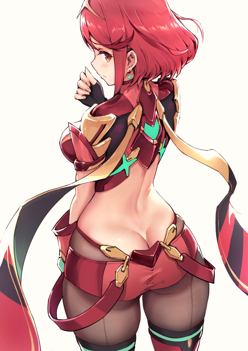 pyra (xenoblade chronicles and 2 more) drawn by haoni