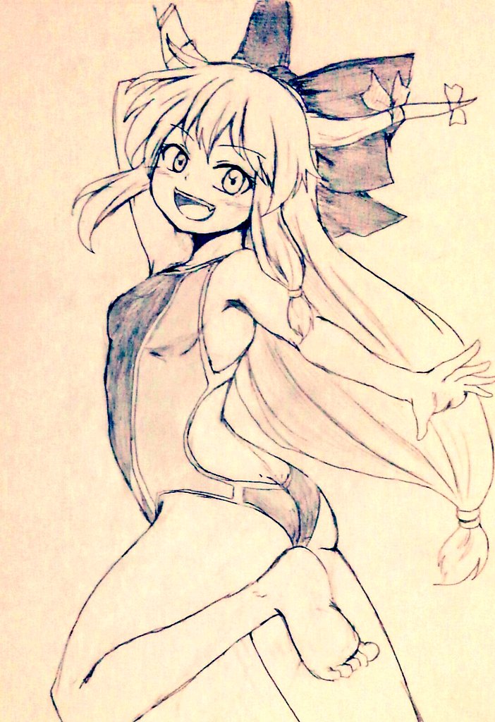 ibuki suika (touhou) drawn by d-m_(dii_emu)
