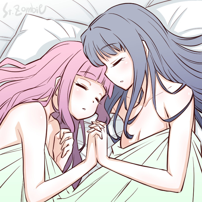 tamaki iroha and nanami yachiyo (mahou shoujo madoka magica and 1 more) drawn by studiozombie