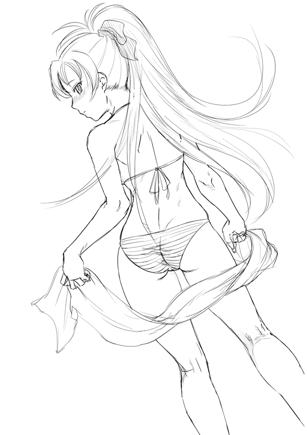 sakura kyoko (mahou shoujo madoka magica) drawn by doku_sasori