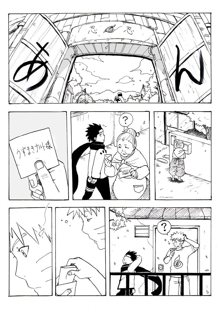 uzumaki naruto and sarutobi konohamaru (naruto) drawn by alice_kei_(lemon-jiru)
