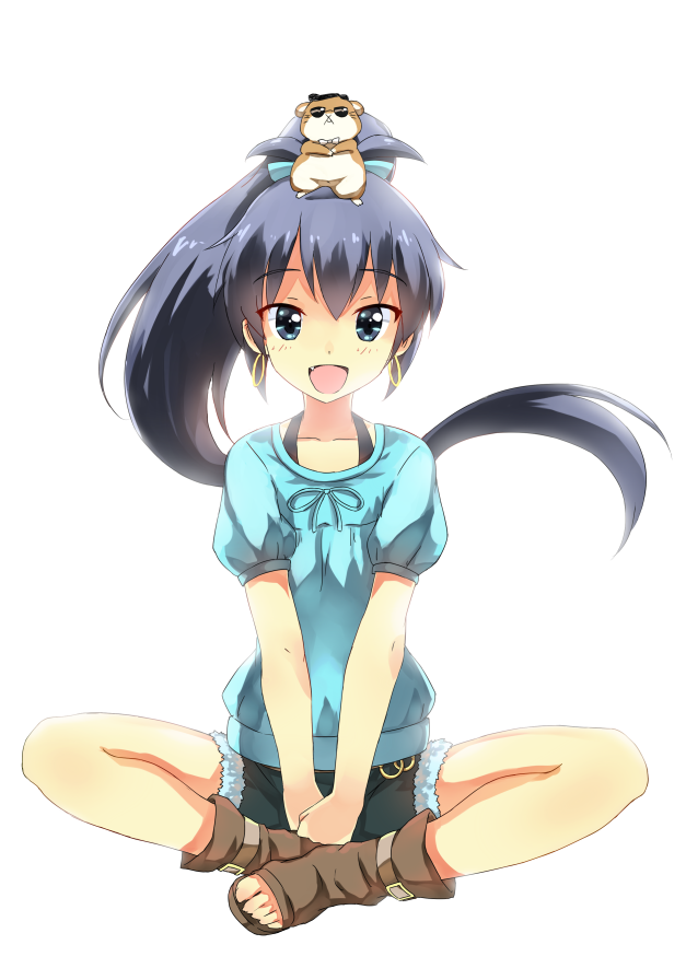 ganaha hibiki and hamuzou (idolmaster and 1 more) drawn by mushiboy