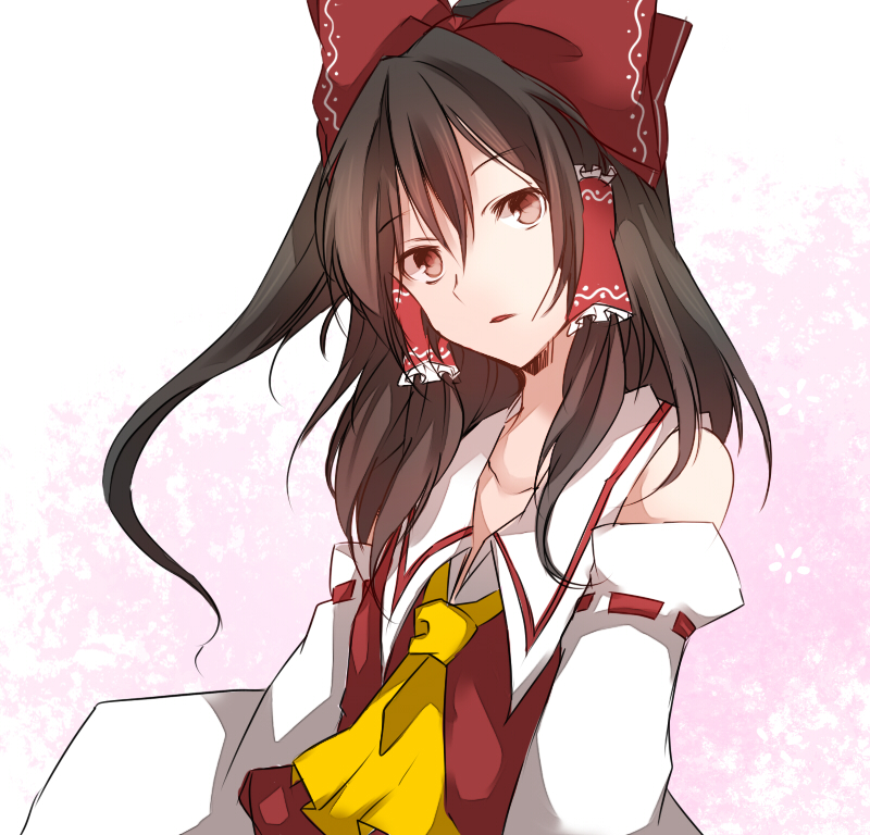 hakurei reimu (touhou) drawn by tori_no_karaage