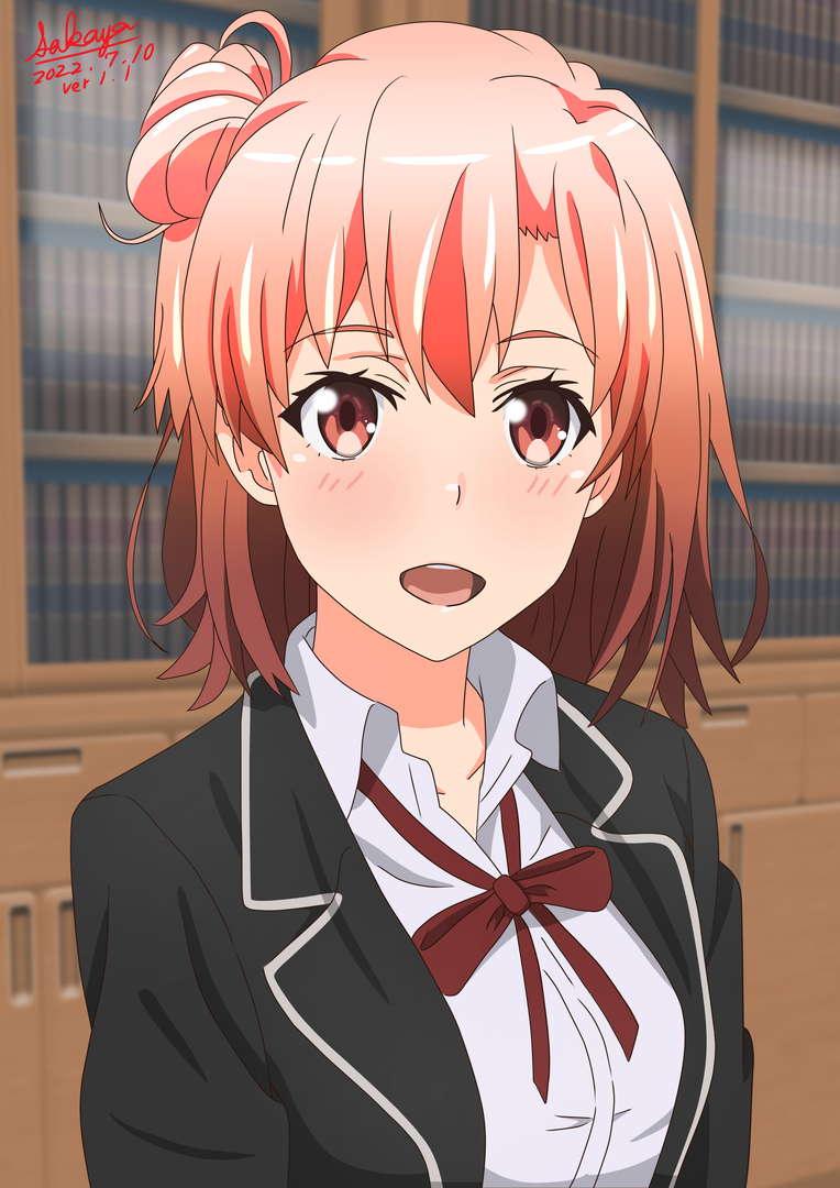 yuigahama yui (yahari ore no seishun lovecome wa machigatteiru.) drawn by sakayaya