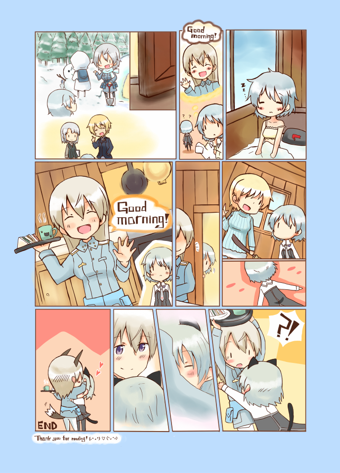 sanya v. litvyak, eila ilmatar juutilainen, nikka edvardine katajainen, waltrud krupinski, edytha rossmann, and 1 more (world witches series and 3 more) drawn by satoshi_(peso727)