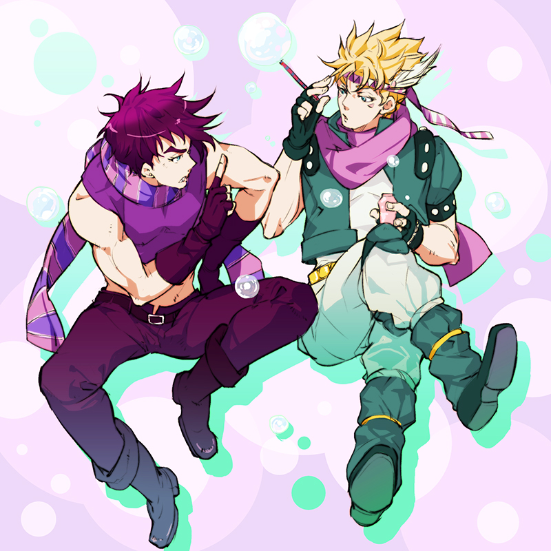 joseph joestar and caesar anthonio zeppeli (jojo no kimyou na bouken and 1 more) drawn by sio_1234