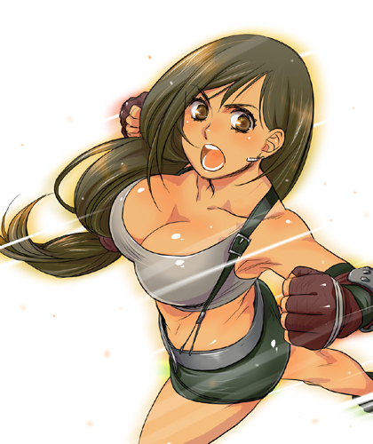 tifa lockhart (final fantasy and 1 more) drawn by saida_nika