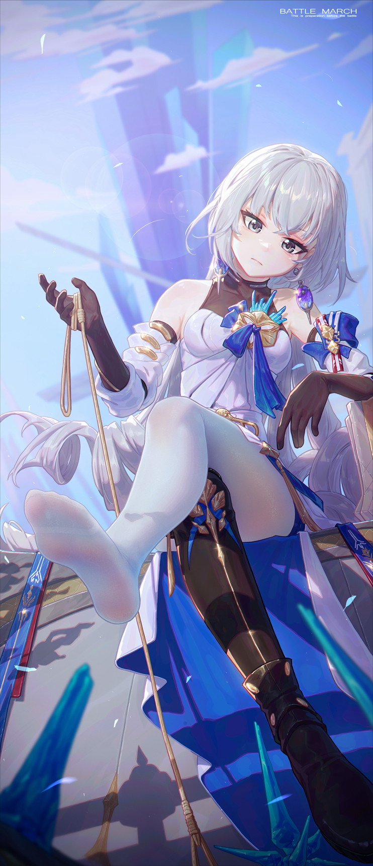 bronya rand (honkai and 1 more) drawn by icecake