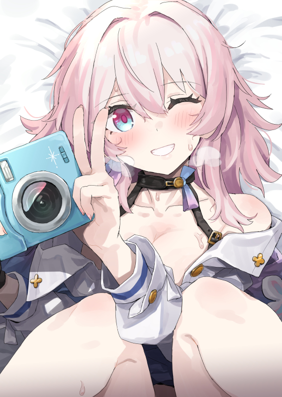 march 7th (honkai and 1 more) drawn by kusugi_tai