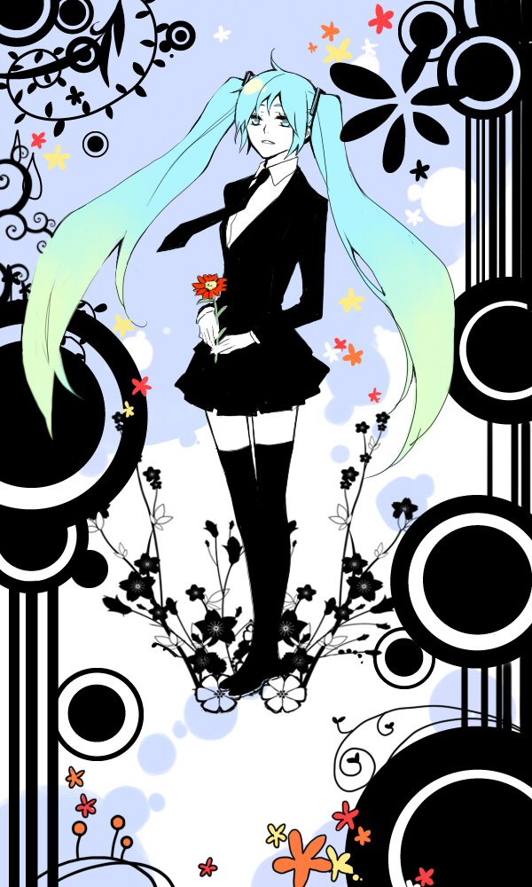 hatsune miku (vocaloid and 1 more) drawn by mig_(36th_underground)