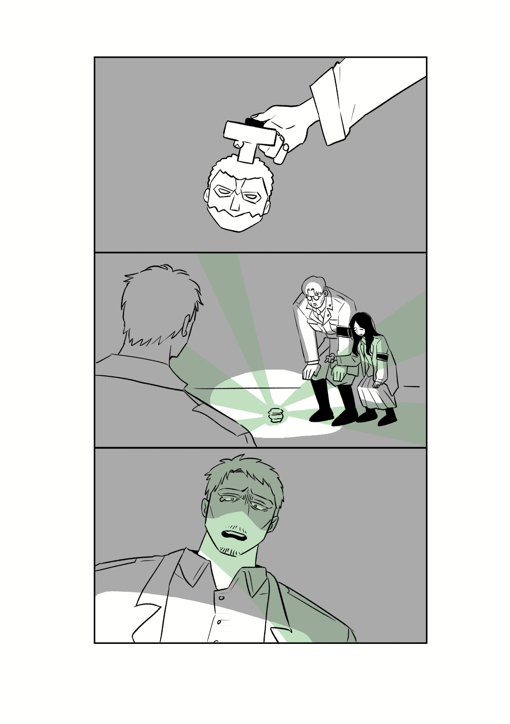 titan, pieck finger, zeke yeager, and armored titan (shingeki no kyojin) drawn by syabbal-i