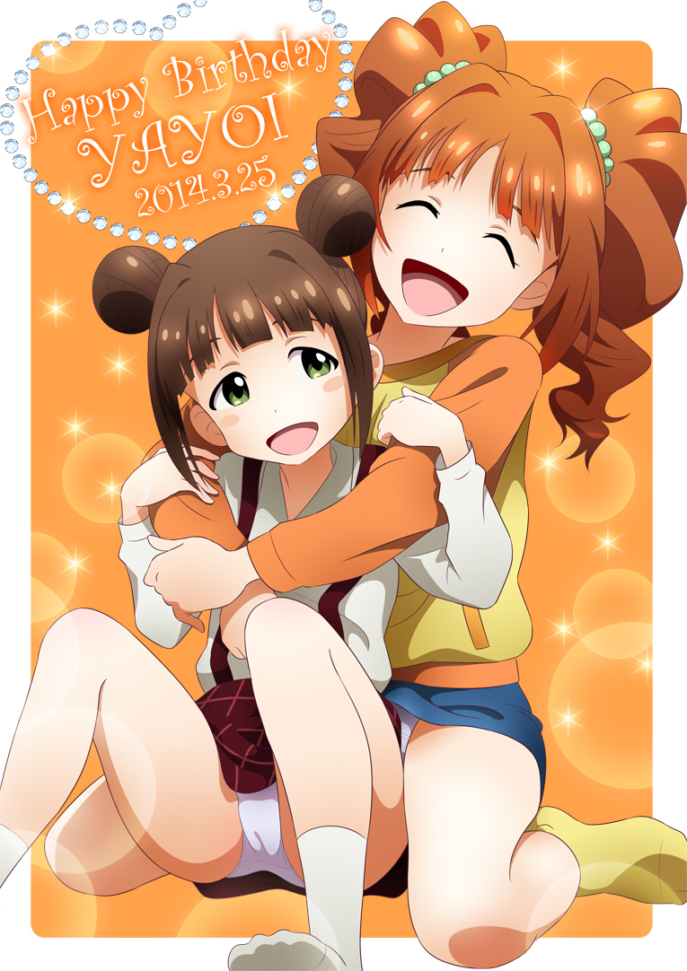 takatsuki yayoi and takatsuki kasumi (idolmaster) drawn by sunsun69