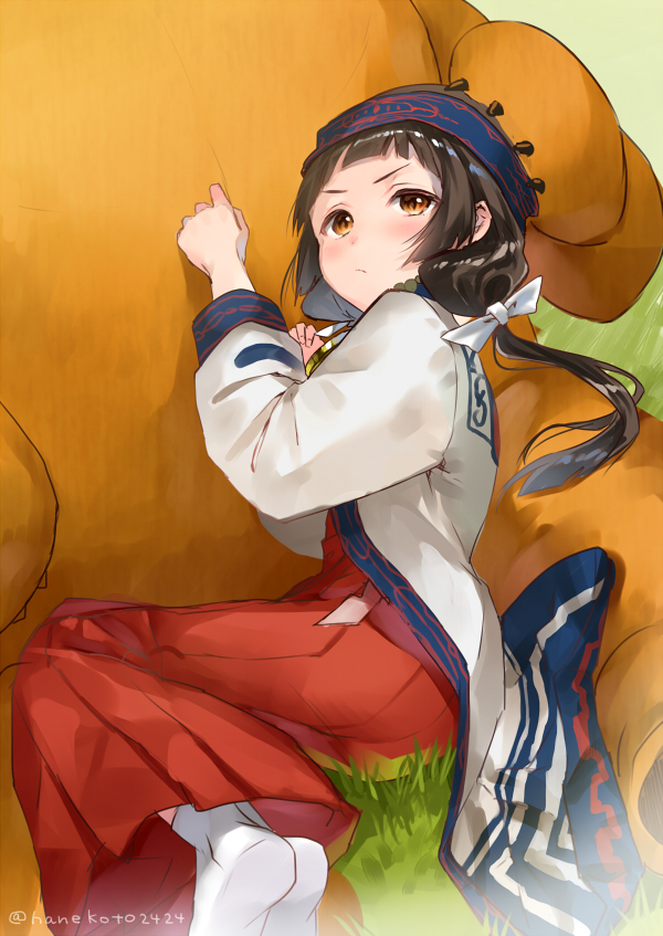 amayadori machi and kumai natsu (kumamiko) drawn by hanekoto
