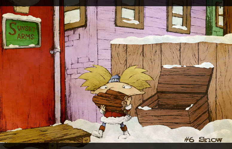 arnold shortman (hey arnold!) drawn by kinako_(moment)