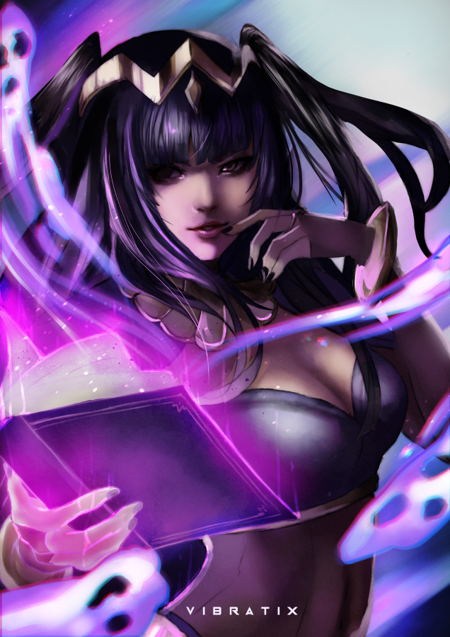 tharja (fire emblem and 2 more) drawn by vibratix