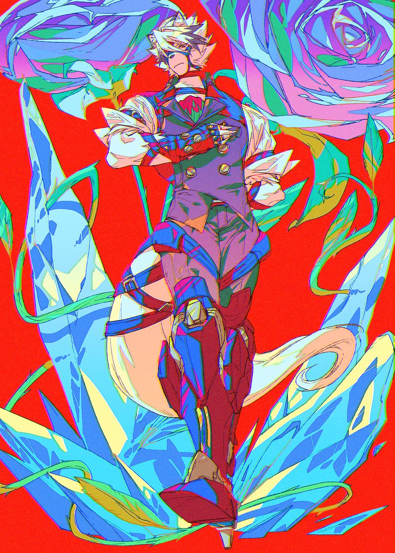 von lycaon (zenless zone zero) drawn by mizu_cx