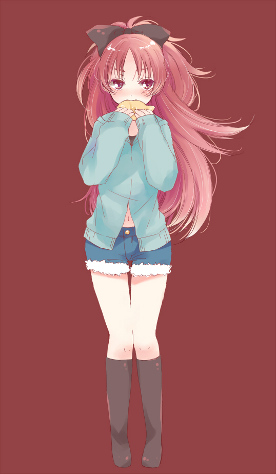 sakura kyoko (mahou shoujo madoka magica) drawn by okmr