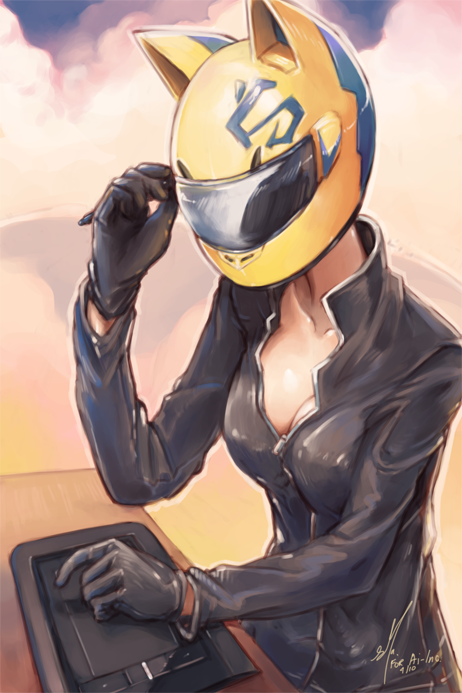 celty sturluson (durarara!! and 1 more) drawn by softmode