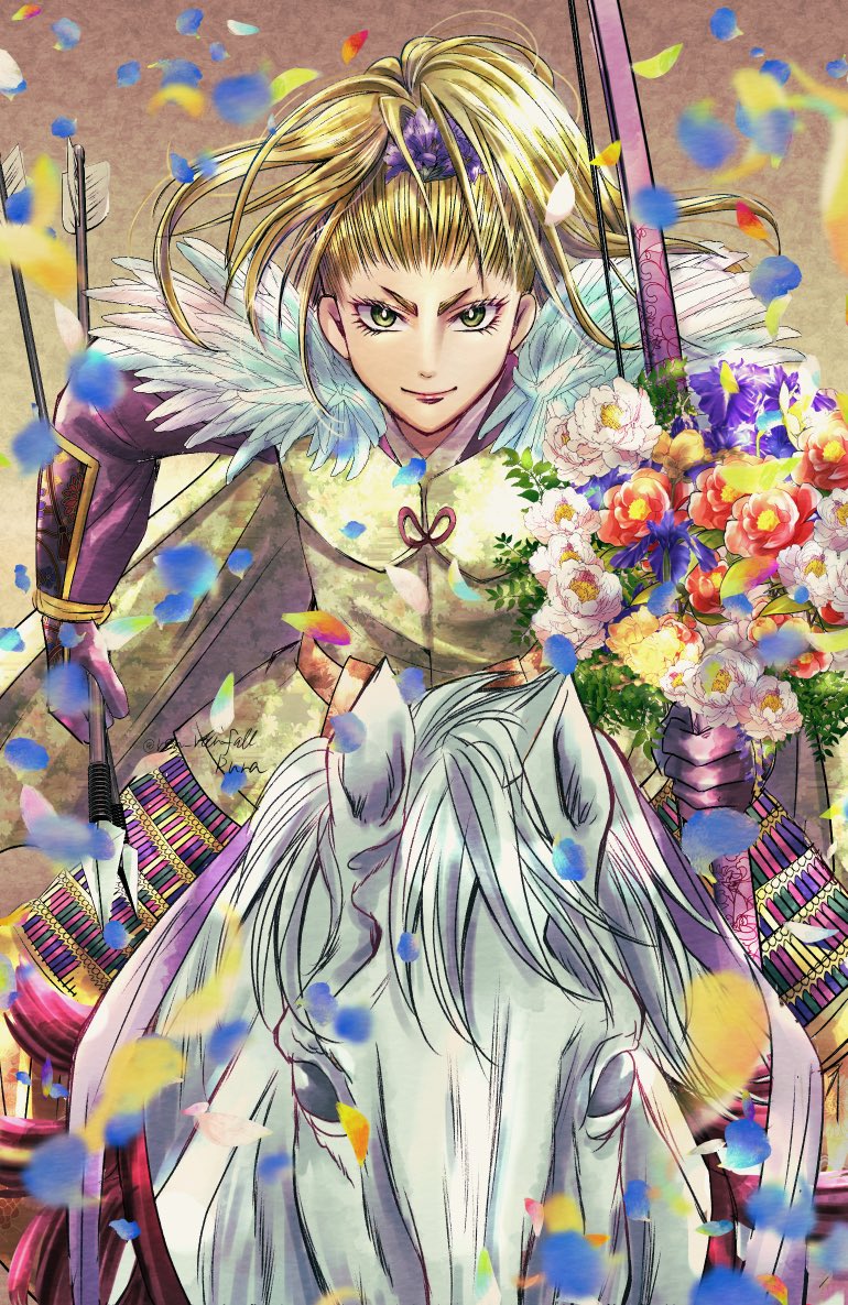 kitabatake akiie (nige jouzu no wakagimi) drawn by runa_(ren_rainfall)