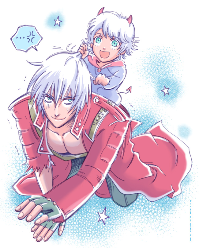 dante and nero (devil may cry and 2 more) drawn by allie_(united_f)