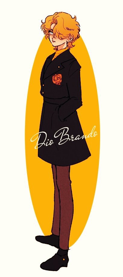 dio brando (jojo no kimyou na bouken and 1 more) drawn by pikurusu