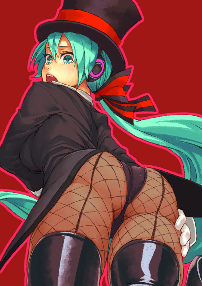 hatsune miku (vocaloid and 2 more) drawn by yuuji_(and)