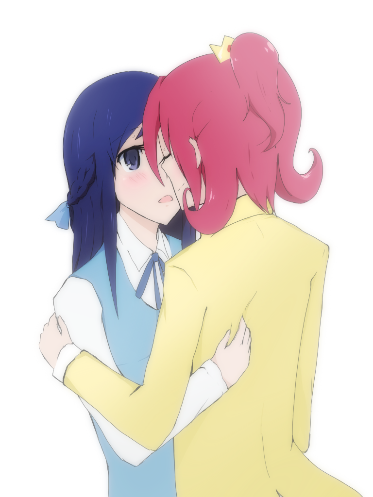 hishikawa rikka and aida mana (precure and 1 more) drawn by fauntleroy