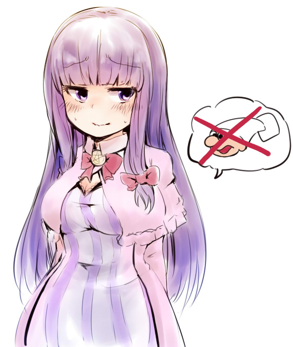 patchouli knowledge, taisa, and yocchan (touhou and 2 more) drawn by marutoman_chuui