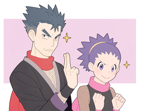 janine and koga (pokemon and 1 more) drawn by jaho