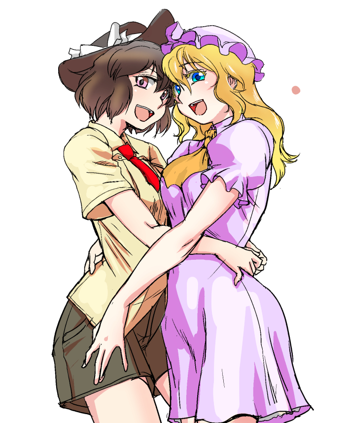 usami renko and maribel hearn (touhou) drawn by danna_(karatekikku)