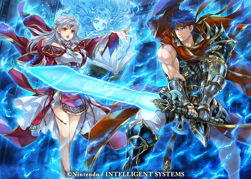ike, micaiah, and yune (fire emblem and 2 more) drawn by hagiya_kaoru