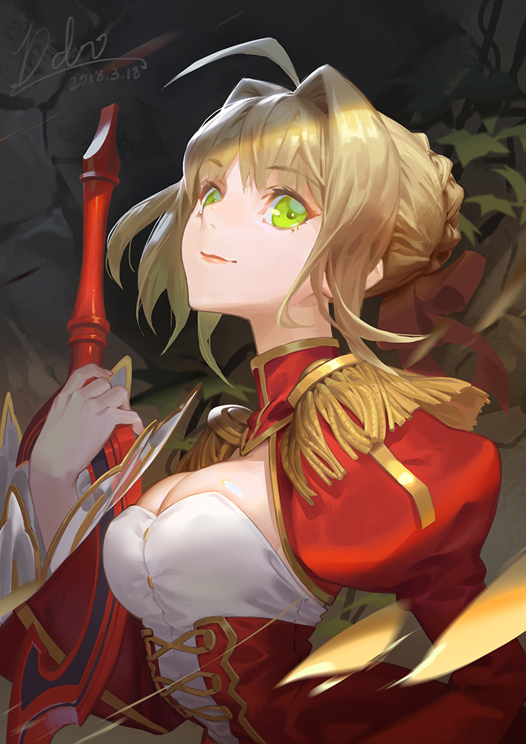 nero claudius (fate and 2 more) drawn by li_chunfu