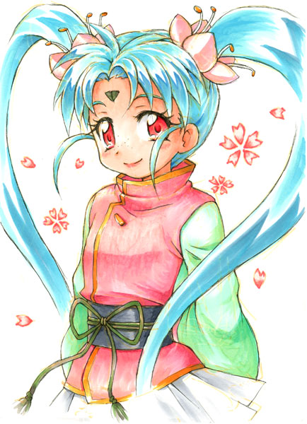 masaki sasami jurai, pretty sammy, and kawai sasami (tenchi muyou! and 1 more) drawn by yuizawa