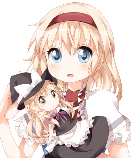 kirisame marisa and alice margatroid (touhou) drawn by ruu_(tksymkw)