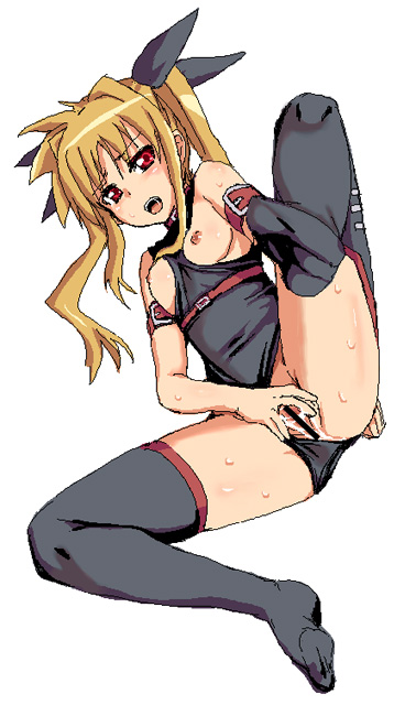 fate testarossa (lyrical nanoha and 2 more) drawn by kurosho