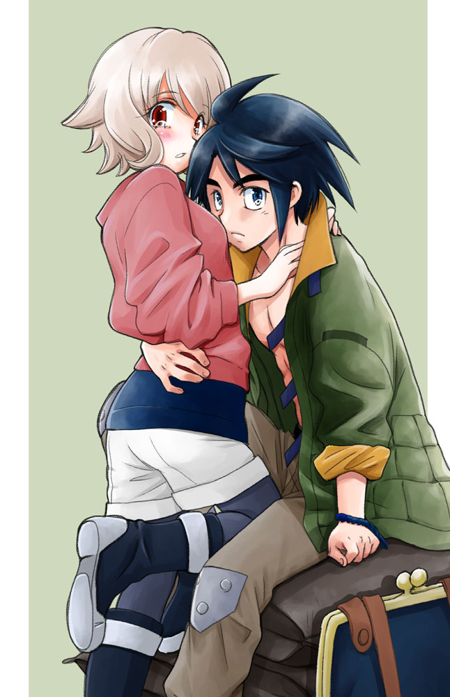 mikazuki augus and atra mixta (gundam and 1 more) drawn by yamaguchi_shinji