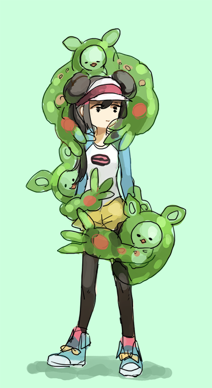 rosa and reuniclus (pokemon and 1 more) drawn by pleo