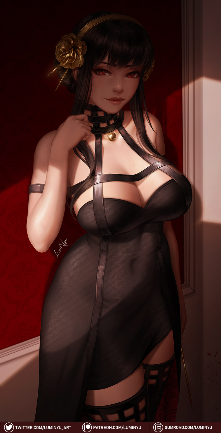 yor briar (spy x family) drawn by luminyu