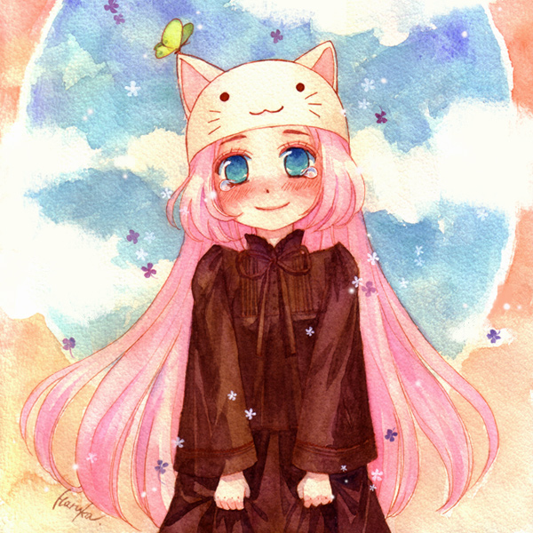 megurine luka (vocaloid and 1 more) drawn by haruka_(maake)
