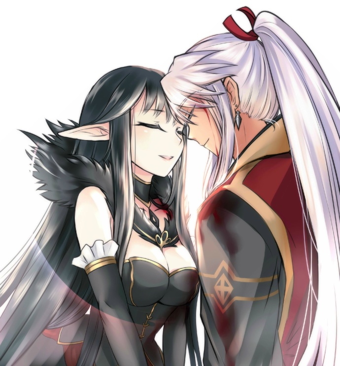 semiramis and amakusa shirou (fate and 1 more) drawn by runliya