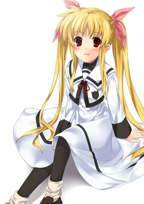fate testarossa (lyrical nanoha and 2 more) drawn by mizuki_makoto