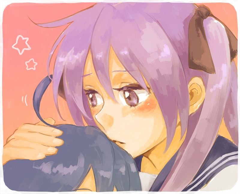 hiiragi kagami and izumi konata (lucky star) drawn by pe88y_(yu_tsugirls)