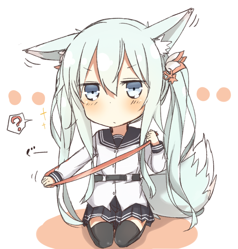 hibiki and verniy (kantai collection) drawn by nonono_mino