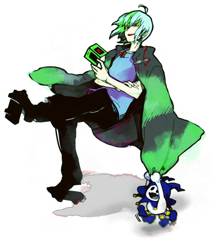 jack frost and naoya (devil survivor and 1 more) drawn by yukizen