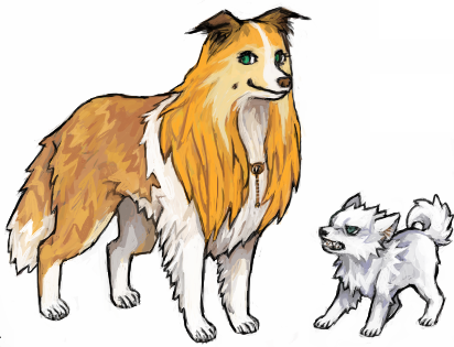 matsumoto rangiku and hitsugaya toushirou (bleach) drawn by emlan