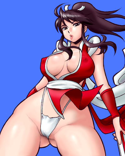 shiranui mai (the king of fighters and 1 more) drawn by fjt_(fjym2)